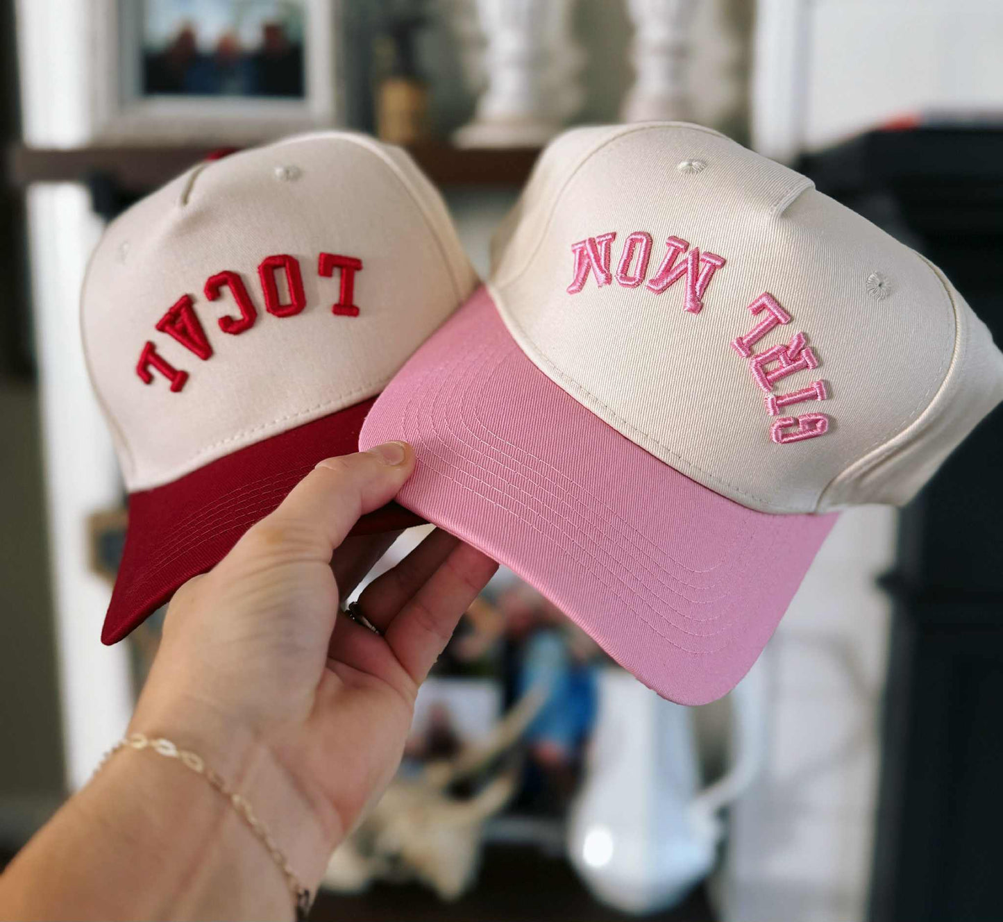 PREORDER: Upside down embroidered hat 10.6.25