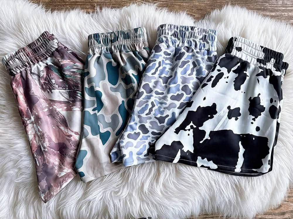 PREORDER: High Waisted Summer Shorts (Kids + Adults) 3.23.26