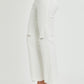 RISEN  Full Size High Rise Button Fly Straight Ankle Jeans