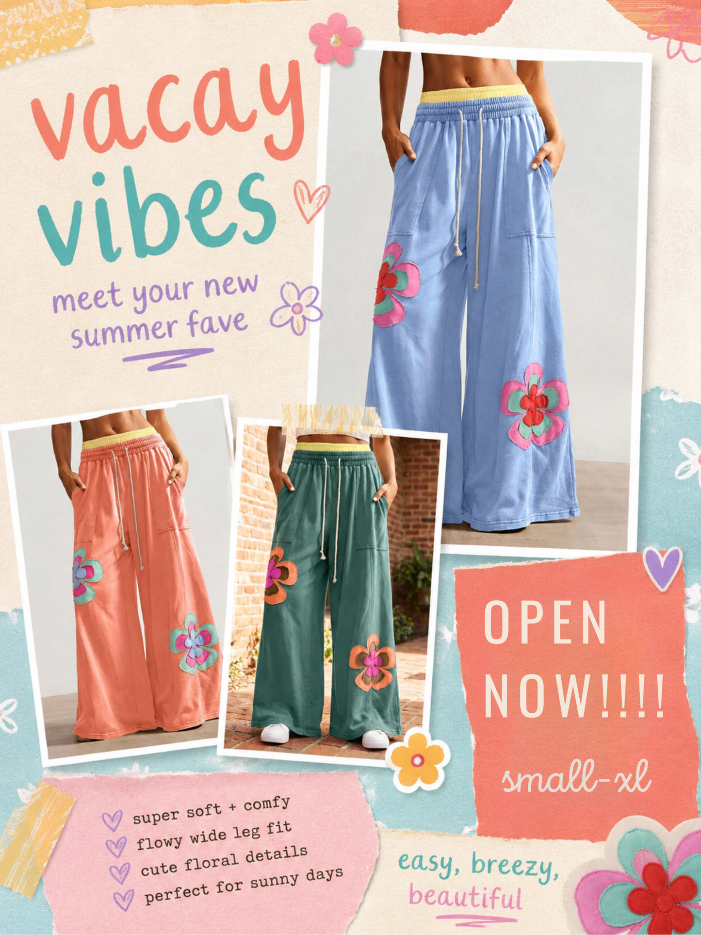 PREORDER: Vacay Vibe Pant  6.22.26