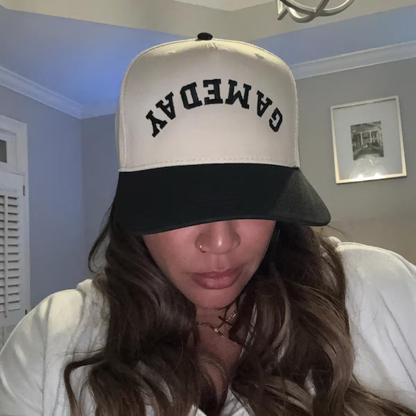 PREORDER: Upside down embroidered hat 10.6.25