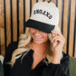 PREORDER: Upside down embroidered hat 10.6.25