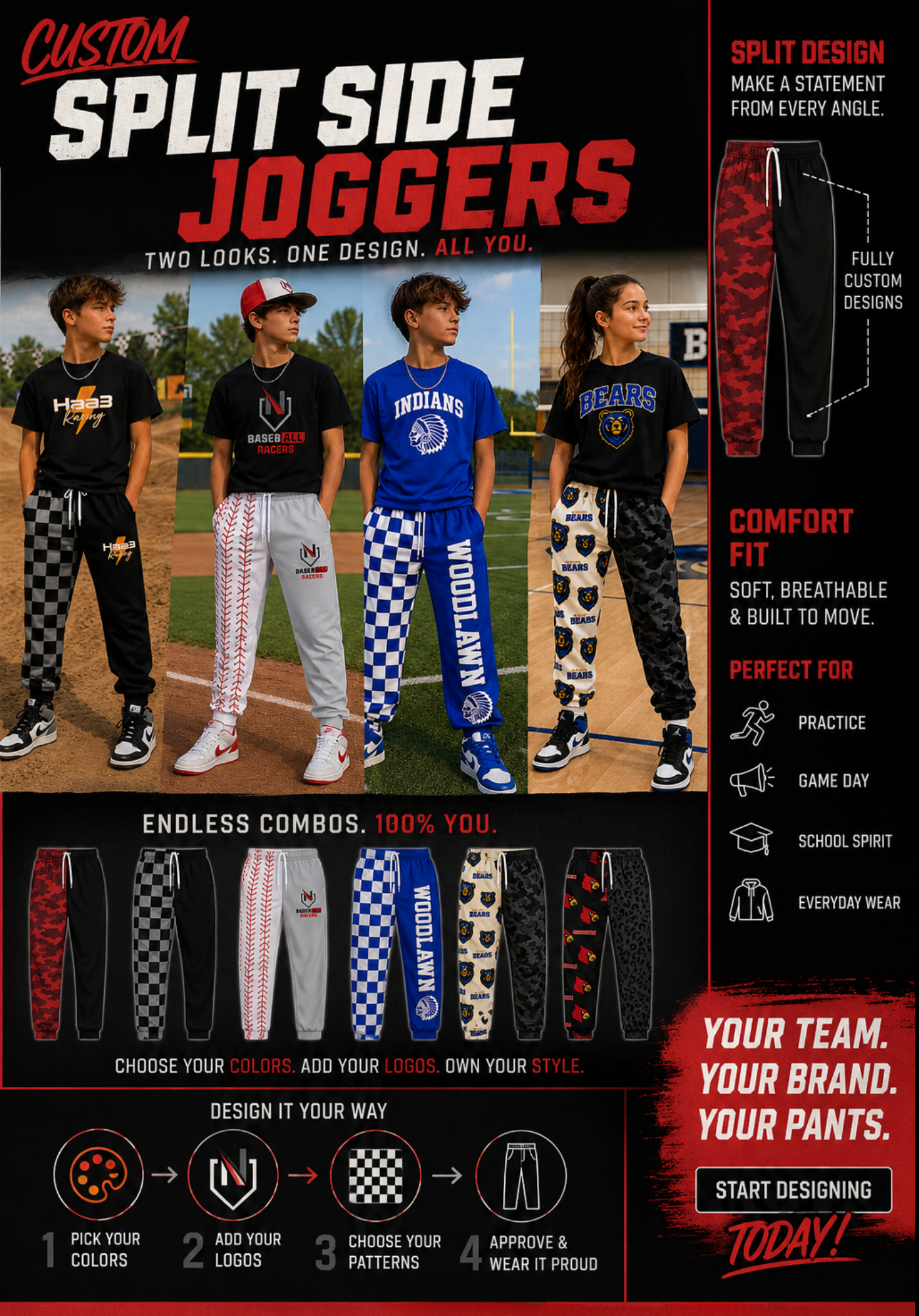 PREORDER: Custom Split Side Joggers 6.29.26