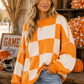 PREORDER: Cozy Checker Sweater 8.10.26
