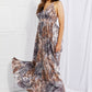 Sweet Generis Full Size Piecing It Together Printed Sleeveless Dress