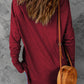 Graphic Round Neck Long Sleeve Blouse