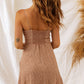 Ditsy Floral Smocked Spaghetti Strap Dress