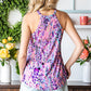 Printed Round Neck Tank Top