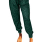 Leopard Pocketed Long Pants