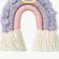 Fringe Trim Rainbow Key Chain