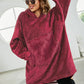 Kangaroo Pocket Dropped Shoulder Hoodie