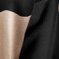 Color Block Exposed Seam Long Sleeve Sweater