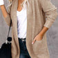 Open Front Long Sleeve Cardigan