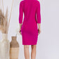 Celeste Full Size Round Neck Long Sleeve Slim Dress