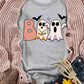 Ghost Graphic Round Neck Sweatshirt