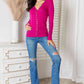 Zenana Full Size V-Neck Long Sleeve Cardigan