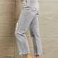 BAYEAS High Waisted Cropped Mom Jeans