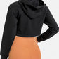 Long Sleeve Cropped Sports Hoodie