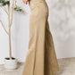 BAYEAS Raw Hem Wide Leg Jeans