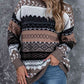 Dropped Shoulder Round Neck Sweater
