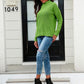 Mock Neck Long Sleeve Sweater