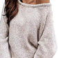 One Shoulder Long Sleeve Sweater