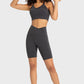 V-Waist Biker Shorts