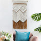 Two-Tone Handmade Macrame Wall Hanging
