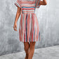 Striped Round Neck Dress