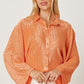 Textured Button Up Long Sleeve Shirt