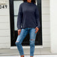 Mock Neck Long Sleeve Sweater