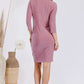 Celeste Full Size Round Neck Long Sleeve Slim Dress