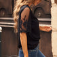 Half Sleeve Round Neck Blouse