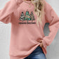 Graphic Round Neck Dropped Shoulder Sweatshirt