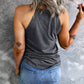 Curved Hem Grecian Tank Top