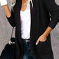 Open Front Long Sleeve Cardigan