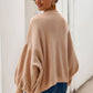 Round Neck Dropped Shoulder Lantern Sleeve Sweater
