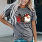 PEACE LOVE SANTA Graphic T-Shirt