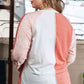 Plus Size Two Tone Top
