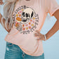 Graphic Round Neck Short Sleeve T-Shirt