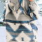 Geometric Quarter-Zip Hoodie