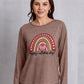 HAPPY VALENTINE'S DAY Round Neck Long Sleeve T-Shirt