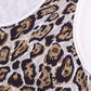 Leopard Striped Scoop Neck Tank
