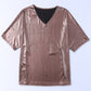 V-Neck Half Sleeve T-Shirt