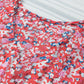 Printed V-Neck Tunic Blouse