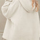 Sherpa Dropped Shoulder Long Sleeve Hoodie