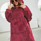 Kangaroo Pocket Dropped Shoulder Hoodie