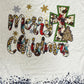 Plus Size MERRY CHRISTMAS Graphic Leopard Sweatshirt