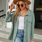 Dropped Shoulder Shirt Jacket
