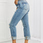 RISEN Full Size Leilani Distressed Straight Leg Jeans